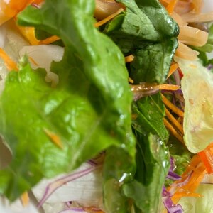野菜サラダ♪ْ˖⋆昆布風味ドレッシング